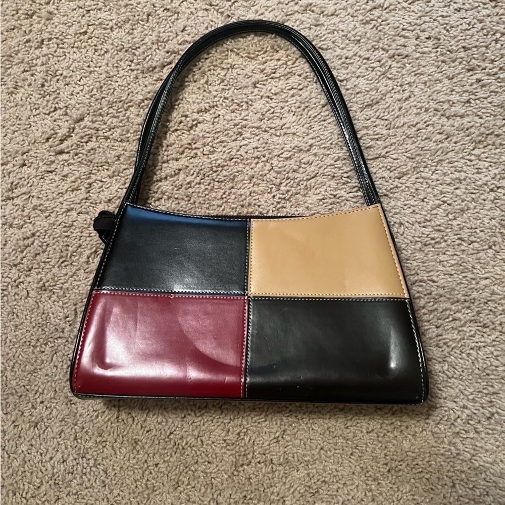 Color block small purse